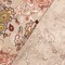 Sugar Beige-Orange-Multi Paisley Printed Stretch Polyester ITY Knit Fabric By the Yard